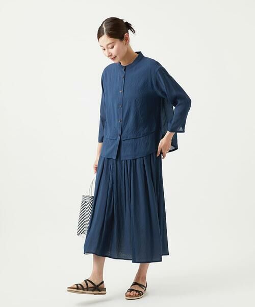 GIANNI LO GIUDICE / ジャンニ・ロ・ジュディチェ シャツ・ブラウス | [洗える]ポリエステルレーヨンプレーンウェーブシャツブラウス | 詳細29