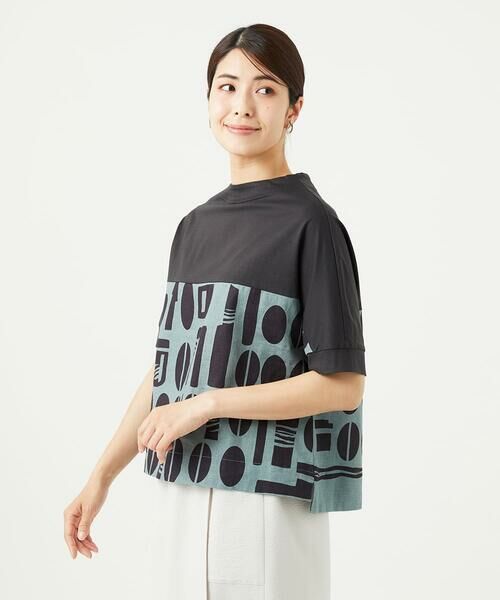 GIANNI LO GIUDICE / ジャンニ・ロ・ジュディチェ シャツ・ブラウス | [洗える]コーヒービーンズプリントブラウス | 詳細2