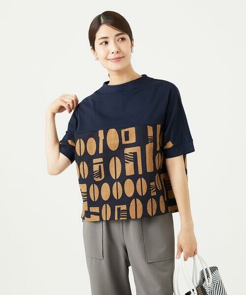 GIANNI LO GIUDICE / ジャンニ・ロ・ジュディチェ シャツ・ブラウス | [洗える]コーヒービーンズプリントブラウス | 詳細8