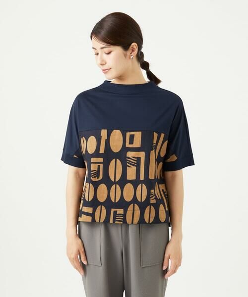 GIANNI LO GIUDICE / ジャンニ・ロ・ジュディチェ シャツ・ブラウス | [洗える]コーヒービーンズプリントブラウス | 詳細9