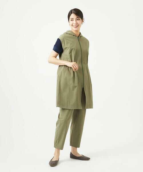 GIANNI LO GIUDICE / ジャンニ・ロ・ジュディチェ セットアップ | [洗える・撥水加工]ナイロンリぺレントロングジレ | 詳細18