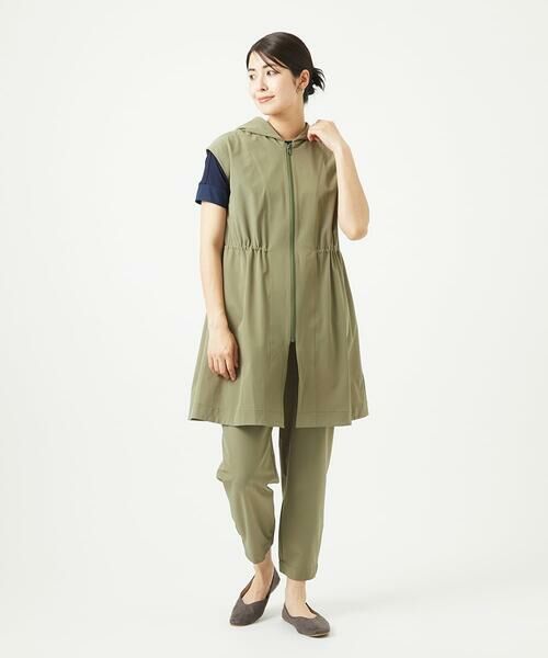 GIANNI LO GIUDICE / ジャンニ・ロ・ジュディチェ セットアップ | [洗える・撥水加工]ナイロンリぺレントロングジレ | 詳細19