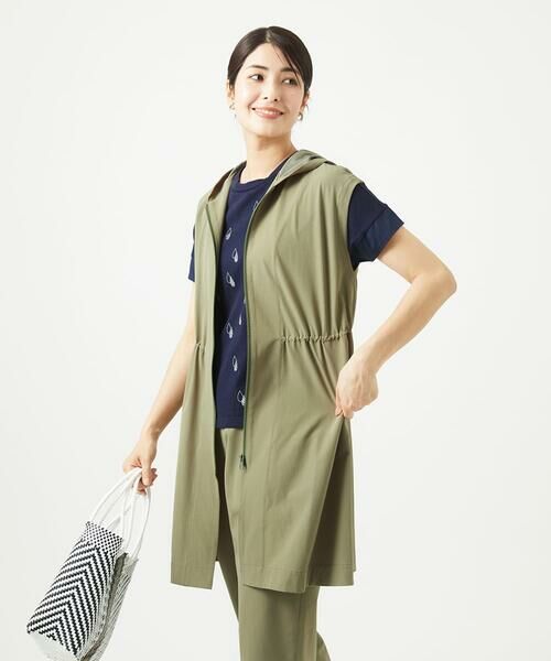 GIANNI LO GIUDICE / ジャンニ・ロ・ジュディチェ セットアップ | [洗える・撥水加工]ナイロンリぺレントロングジレ | 詳細2