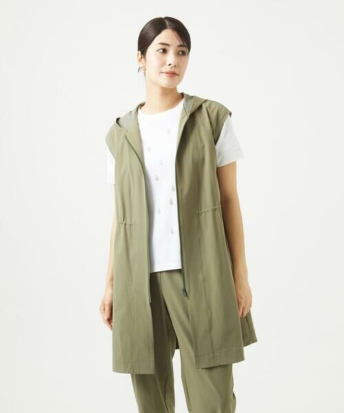 GIANNI LO GIUDICE / ジャンニ・ロ・ジュディチェ セットアップ | [洗える・撥水加工]ナイロンリぺレントロングジレ | 詳細3