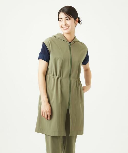 GIANNI LO GIUDICE / ジャンニ・ロ・ジュディチェ セットアップ | [洗える・撥水加工]ナイロンリぺレントロングジレ | 詳細5