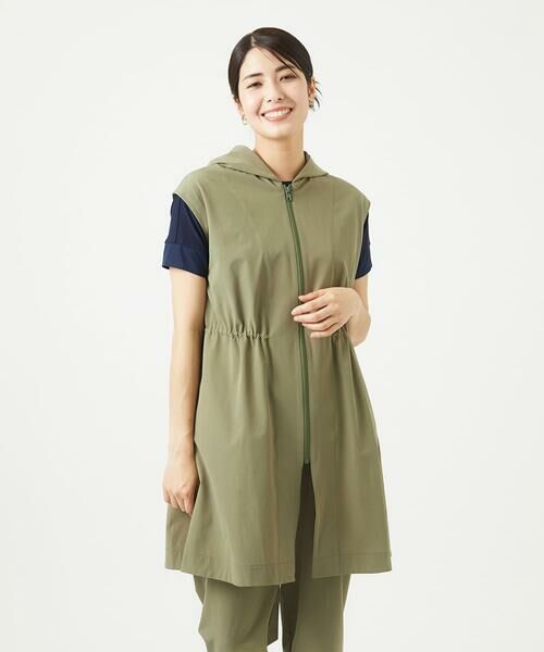 GIANNI LO GIUDICE / ジャンニ・ロ・ジュディチェ セットアップ | [洗える・撥水加工]ナイロンリぺレントロングジレ | 詳細6