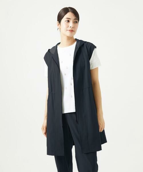 GIANNI LO GIUDICE / ジャンニ・ロ・ジュディチェ セットアップ | [洗える・撥水加工]ナイロンリぺレントロングジレ | 詳細22