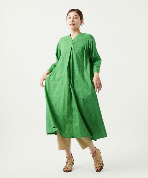 GIANNI LO GIUDICE / ジャンニ・ロ・ジュディチェ ロング・マキシ丈ワンピース | [洗える]ダイヤカットジャガードワンピース | 詳細2