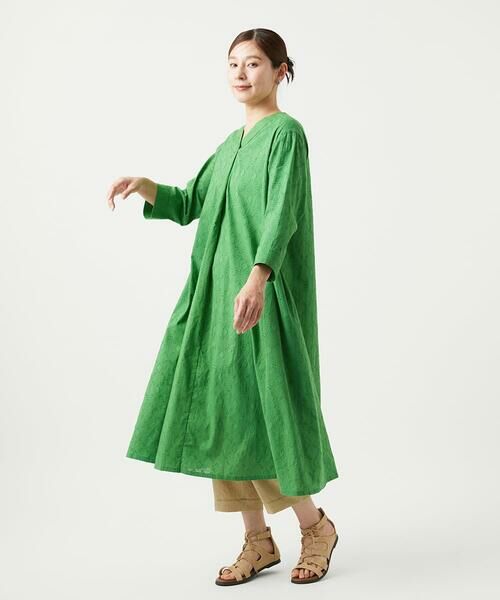 GIANNI LO GIUDICE / ジャンニ・ロ・ジュディチェ ロング・マキシ丈ワンピース | [洗える]ダイヤカットジャガードワンピース | 詳細3