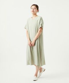 GIANNI LO GIUDICE / ジャンニ・ロ・ジュディチェ ロング・マキシ丈ワンピース | [洗える・リバーシブル]ポリエステルレーヨンプレーンウェーブワンピース