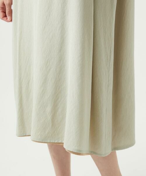 GIANNI LO GIUDICE / ジャンニ・ロ・ジュディチェ ロング・マキシ丈ワンピース | [洗える・リバーシブル]ポリエステルレーヨンプレーンウェーブワンピース | 詳細10