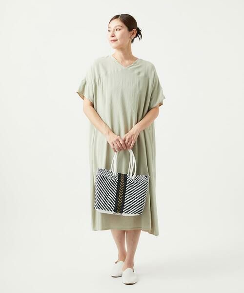 GIANNI LO GIUDICE / ジャンニ・ロ・ジュディチェ ロング・マキシ丈ワンピース | [洗える・リバーシブル]ポリエステルレーヨンプレーンウェーブワンピース | 詳細2