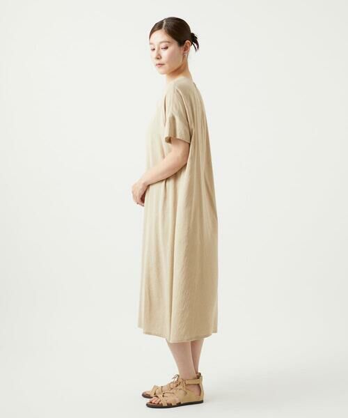 GIANNI LO GIUDICE / ジャンニ・ロ・ジュディチェ ロング・マキシ丈ワンピース | [洗える・リバーシブル]ポリエステルレーヨンプレーンウェーブワンピース | 詳細20