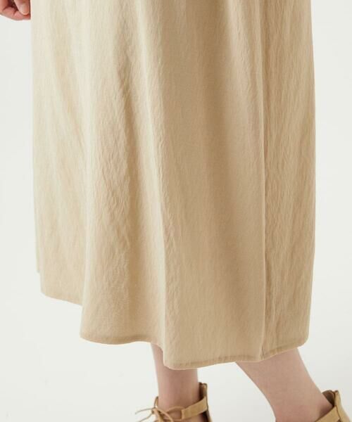 GIANNI LO GIUDICE / ジャンニ・ロ・ジュディチェ ロング・マキシ丈ワンピース | [洗える・リバーシブル]ポリエステルレーヨンプレーンウェーブワンピース | 詳細25