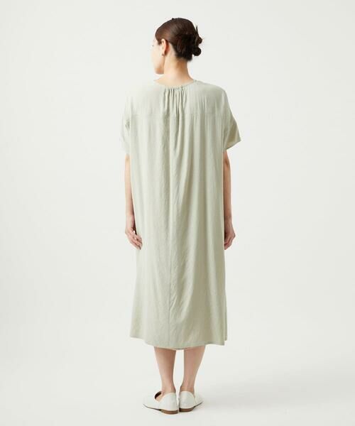 GIANNI LO GIUDICE / ジャンニ・ロ・ジュディチェ ロング・マキシ丈ワンピース | [洗える・リバーシブル]ポリエステルレーヨンプレーンウェーブワンピース | 詳細6