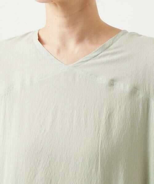 GIANNI LO GIUDICE / ジャンニ・ロ・ジュディチェ ロング・マキシ丈ワンピース | [洗える・リバーシブル]ポリエステルレーヨンプレーンウェーブワンピース | 詳細7