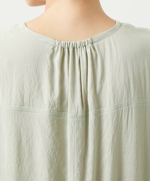 GIANNI LO GIUDICE / ジャンニ・ロ・ジュディチェ ロング・マキシ丈ワンピース | [洗える・リバーシブル]ポリエステルレーヨンプレーンウェーブワンピース | 詳細8