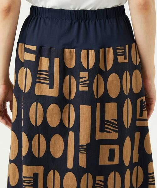 GIANNI LO GIUDICE / ジャンニ・ロ・ジュディチェ ロング・マキシ丈スカート | [洗える]コーヒービーンズプリントスカート | 詳細24