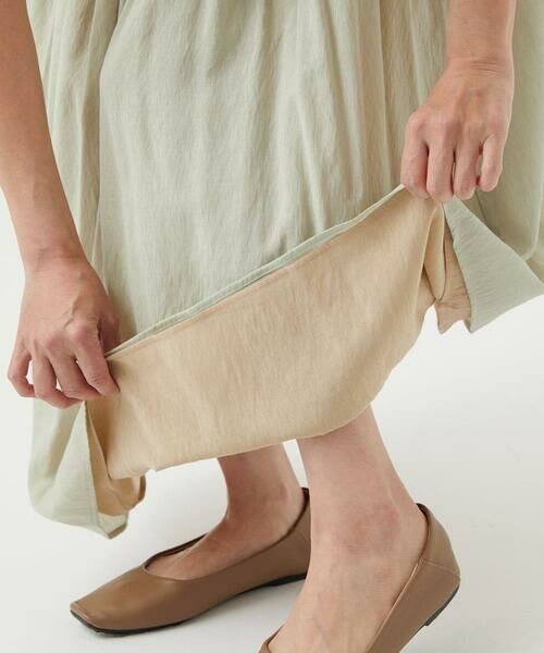 GIANNI LO GIUDICE / ジャンニ・ロ・ジュディチェ ロング・マキシ丈スカート | [洗える・リバーシブル]ポリエステルレーヨンプレーンウェーブスカート | 詳細10