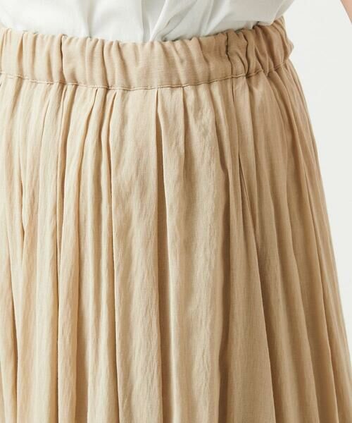 GIANNI LO GIUDICE / ジャンニ・ロ・ジュディチェ ロング・マキシ丈スカート | [洗える・リバーシブル]ポリエステルレーヨンプレーンウェーブスカート | 詳細25