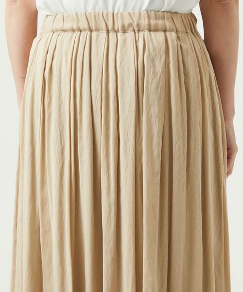 GIANNI LO GIUDICE / ジャンニ・ロ・ジュディチェ ロング・マキシ丈スカート | [洗える・リバーシブル]ポリエステルレーヨンプレーンウェーブスカート | 詳細26