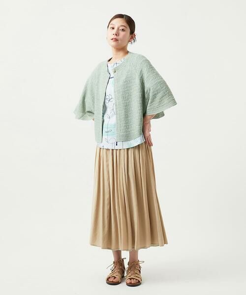 GIANNI LO GIUDICE / ジャンニ・ロ・ジュディチェ ロング・マキシ丈スカート | [洗える・リバーシブル]ポリエステルレーヨンプレーンウェーブスカート | 詳細29
