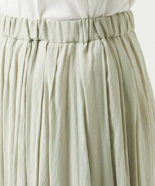 GIANNI LO GIUDICE / ジャンニ・ロ・ジュディチェ ロング・マキシ丈スカート | [洗える・リバーシブル]ポリエステルレーヨンプレーンウェーブスカート | 詳細6