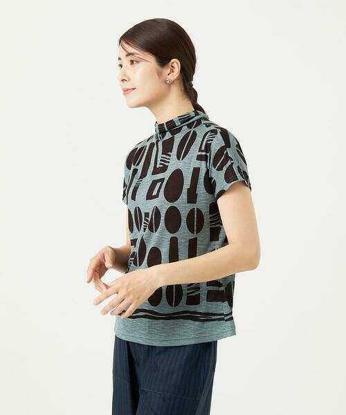 GIANNI LO GIUDICE / ジャンニ・ロ・ジュディチェ カットソー | [洗える・日本製]コーヒービーンズプリントカットソー | 詳細3