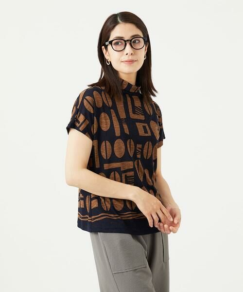 GIANNI LO GIUDICE / ジャンニ・ロ・ジュディチェ カットソー | [洗える・日本製]コーヒービーンズプリントカットソー | 詳細12