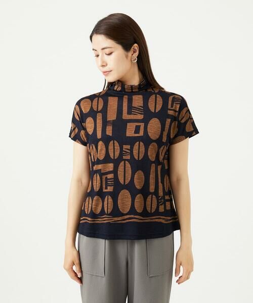 GIANNI LO GIUDICE / ジャンニ・ロ・ジュディチェ カットソー | [洗える・日本製]コーヒービーンズプリントカットソー | 詳細13