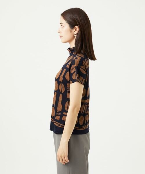 GIANNI LO GIUDICE / ジャンニ・ロ・ジュディチェ カットソー | [洗える・日本製]コーヒービーンズプリントカットソー | 詳細14