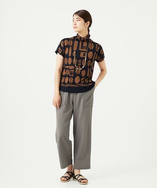 GIANNI LO GIUDICE / ジャンニ・ロ・ジュディチェ カットソー | [洗える・日本製]コーヒービーンズプリントカットソー | 詳細24