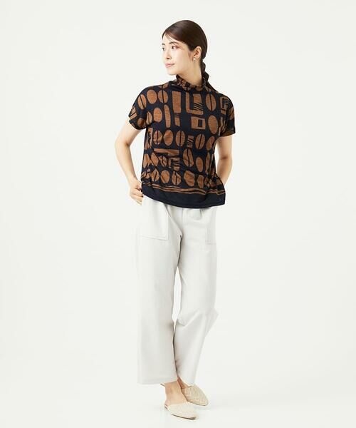 GIANNI LO GIUDICE / ジャンニ・ロ・ジュディチェ カットソー | [洗える・日本製]コーヒービーンズプリントカットソー | 詳細26