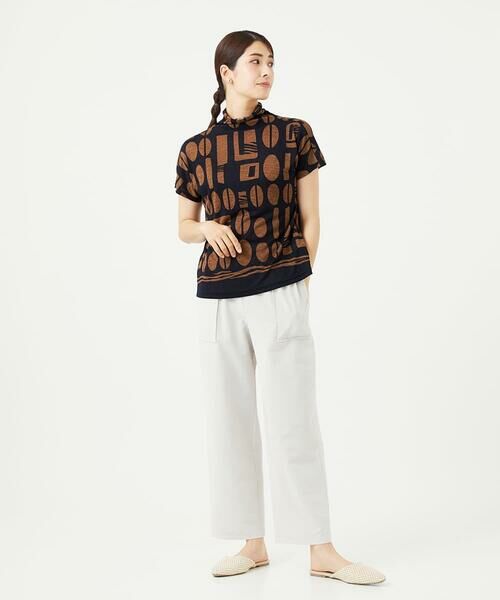 GIANNI LO GIUDICE / ジャンニ・ロ・ジュディチェ カットソー | [洗える・日本製]コーヒービーンズプリントカットソー | 詳細27