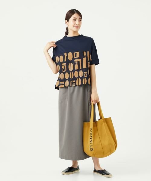 GIANNI LO GIUDICE / ジャンニ・ロ・ジュディチェ カットソー | [洗える・日本製]コーヒービーンズプリントカットソー | 詳細29