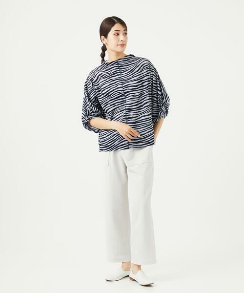 GIANNI LO GIUDICE / ジャンニ・ロ・ジュディチェ カットソー | [洗える・日本製]ラミー天竺ゼブラプリントカットソー | 詳細5