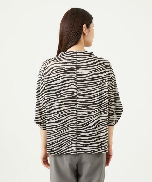 GIANNI LO GIUDICE / ジャンニ・ロ・ジュディチェ カットソー | [洗える・日本製]ラミー天竺ゼブラプリントカットソー | 詳細10