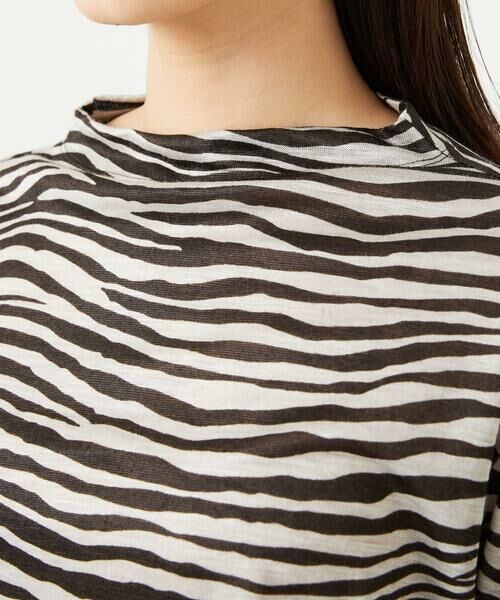 GIANNI LO GIUDICE / ジャンニ・ロ・ジュディチェ カットソー | [洗える・日本製]ラミー天竺ゼブラプリントカットソー | 詳細11