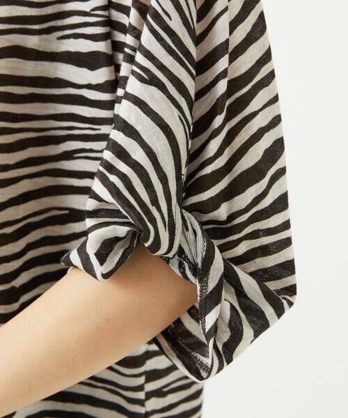 GIANNI LO GIUDICE / ジャンニ・ロ・ジュディチェ カットソー | [洗える・日本製]ラミー天竺ゼブラプリントカットソー | 詳細12