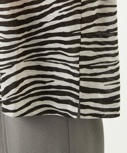 GIANNI LO GIUDICE / ジャンニ・ロ・ジュディチェ カットソー | [洗える・日本製]ラミー天竺ゼブラプリントカットソー | 詳細13