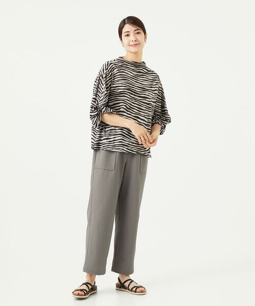 GIANNI LO GIUDICE / ジャンニ・ロ・ジュディチェ カットソー | [洗える・日本製]ラミー天竺ゼブラプリントカットソー | 詳細17