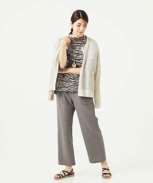 GIANNI LO GIUDICE / ジャンニ・ロ・ジュディチェ カットソー | [洗える・日本製]ラミー天竺ゼブラプリントカットソー | 詳細18