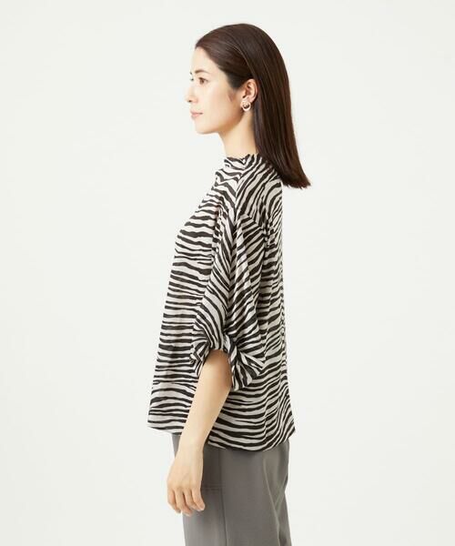 GIANNI LO GIUDICE / ジャンニ・ロ・ジュディチェ カットソー | [洗える・日本製]ラミー天竺ゼブラプリントカットソー | 詳細9