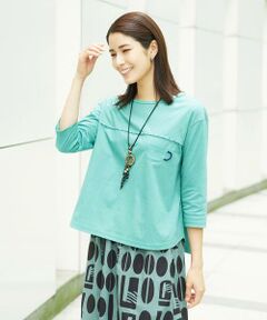 GIANNI LO GIUDICE / ジャンニ・ロ・ジュディチェ カットソー | [洗える]アンチスウェットステッチ刺繍カットソー