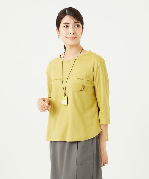 GIANNI LO GIUDICE / ジャンニ・ロ・ジュディチェ カットソー | [洗える]アンチスウェットステッチ刺繍カットソー | 詳細1