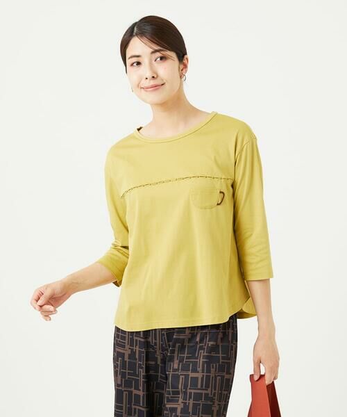 GIANNI LO GIUDICE / ジャンニ・ロ・ジュディチェ カットソー | [洗える]アンチスウェットステッチ刺繍カットソー | 詳細2