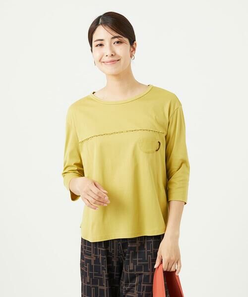 GIANNI LO GIUDICE / ジャンニ・ロ・ジュディチェ カットソー | [洗える]アンチスウェットステッチ刺繍カットソー | 詳細3