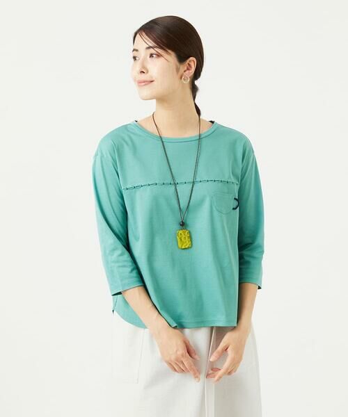 GIANNI LO GIUDICE / ジャンニ・ロ・ジュディチェ カットソー | [洗える]アンチスウェットステッチ刺繍カットソー | 詳細11