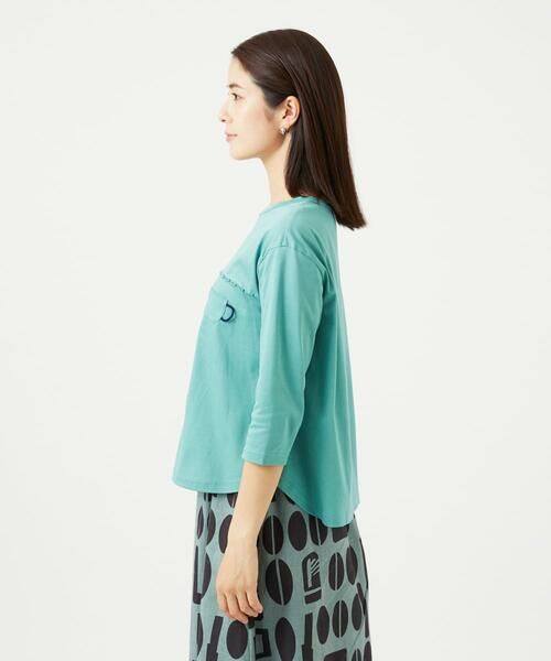 GIANNI LO GIUDICE / ジャンニ・ロ・ジュディチェ カットソー | [洗える]アンチスウェットステッチ刺繍カットソー | 詳細15