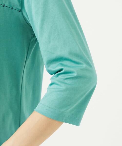 GIANNI LO GIUDICE / ジャンニ・ロ・ジュディチェ カットソー | [洗える]アンチスウェットステッチ刺繍カットソー | 詳細18